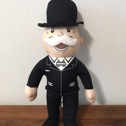 NWOT Monopoly Black and White Plush 🎩💰 
