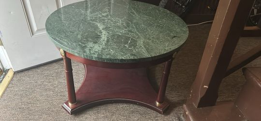 Marble coffee table