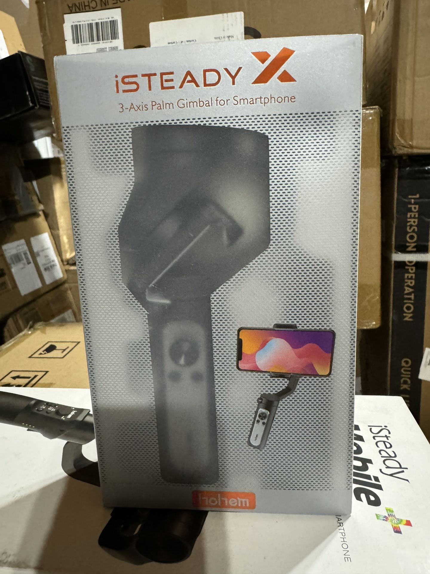 NEW Hohem iSteady X 3-Axis Palm Gimbal for Smartphone Foldable Tripod Stabilizer