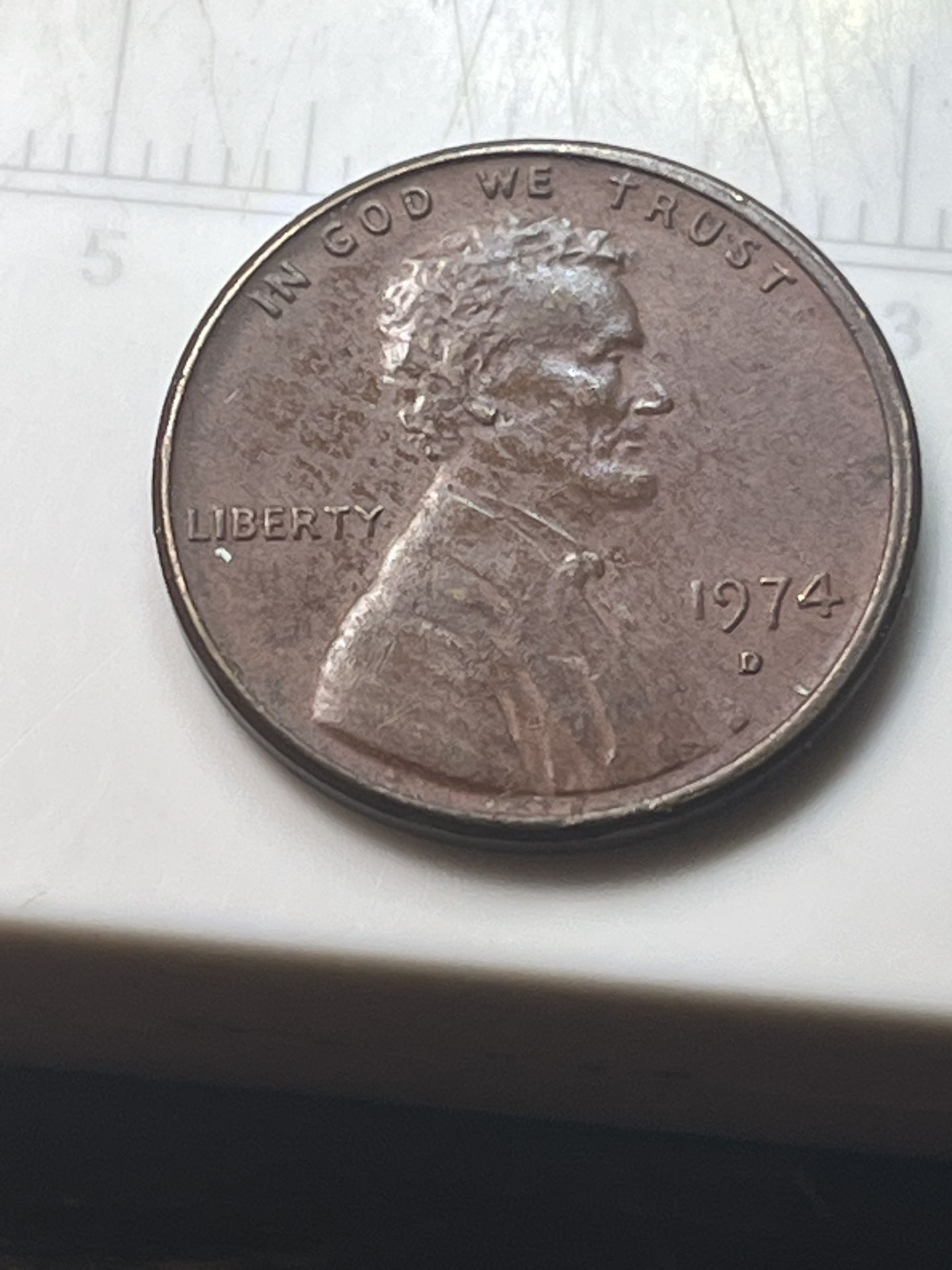 1974D Penny 1968 S Penny
