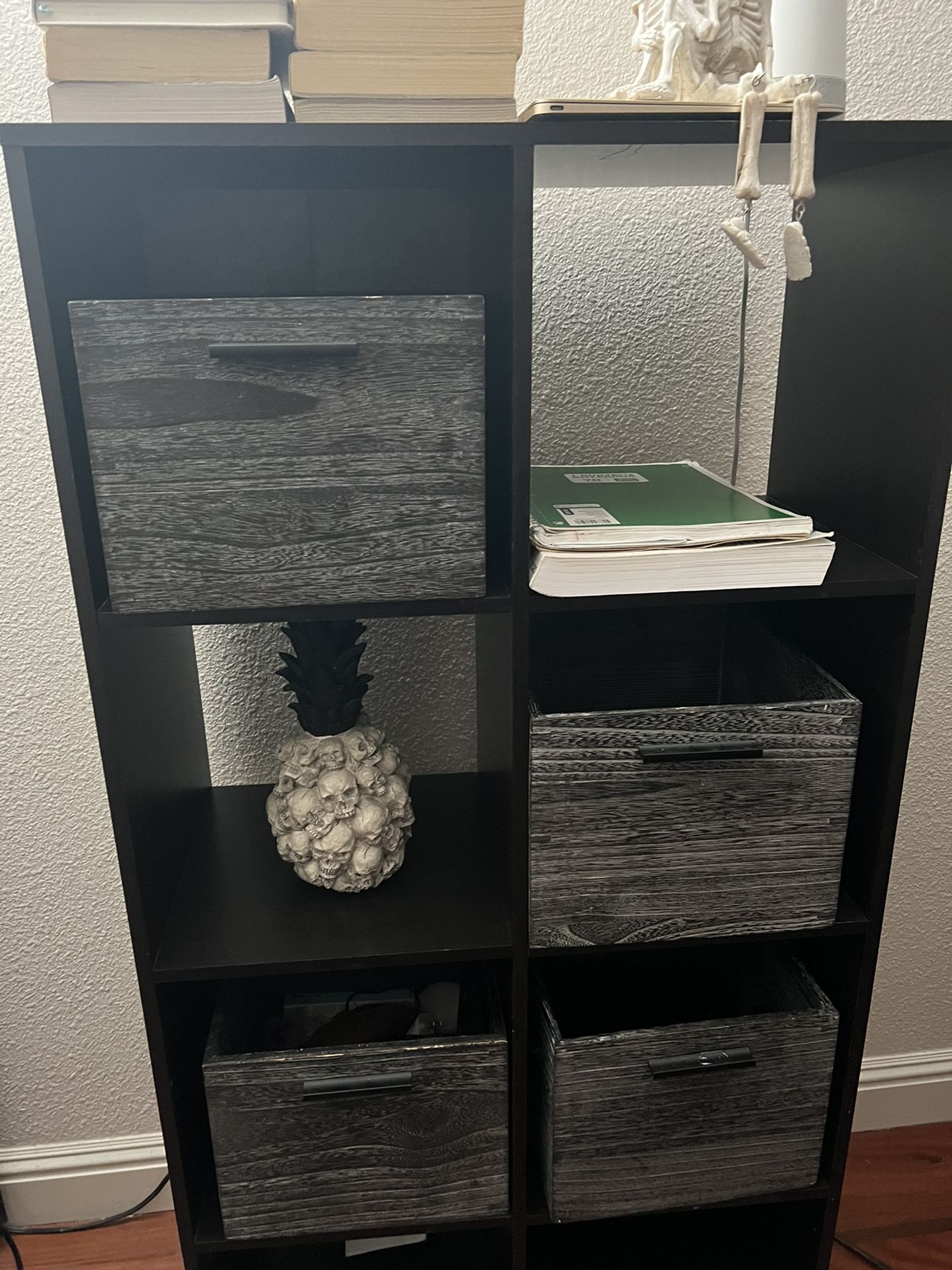 Book Shelf & Storage boxes