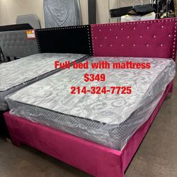 Full Bed With Mattress 