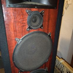 set of pro studio loud speakers /perfect for a DJ or someone who likes their music