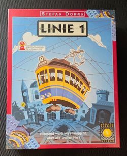 Linie 3 board game streetcar 1995 vintage