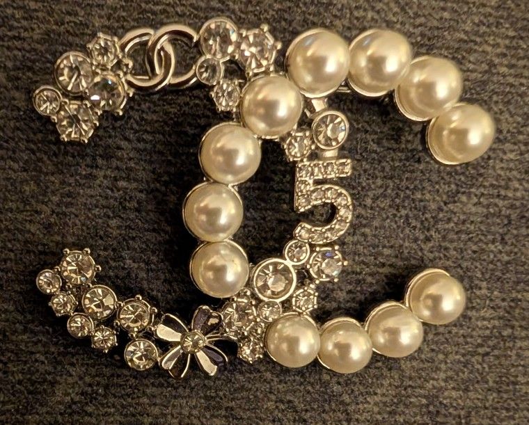 CC SILVER&DIAMOND PIN