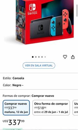 Nintendo Switch™ with Neon Blue and Neon Red Joy-Con