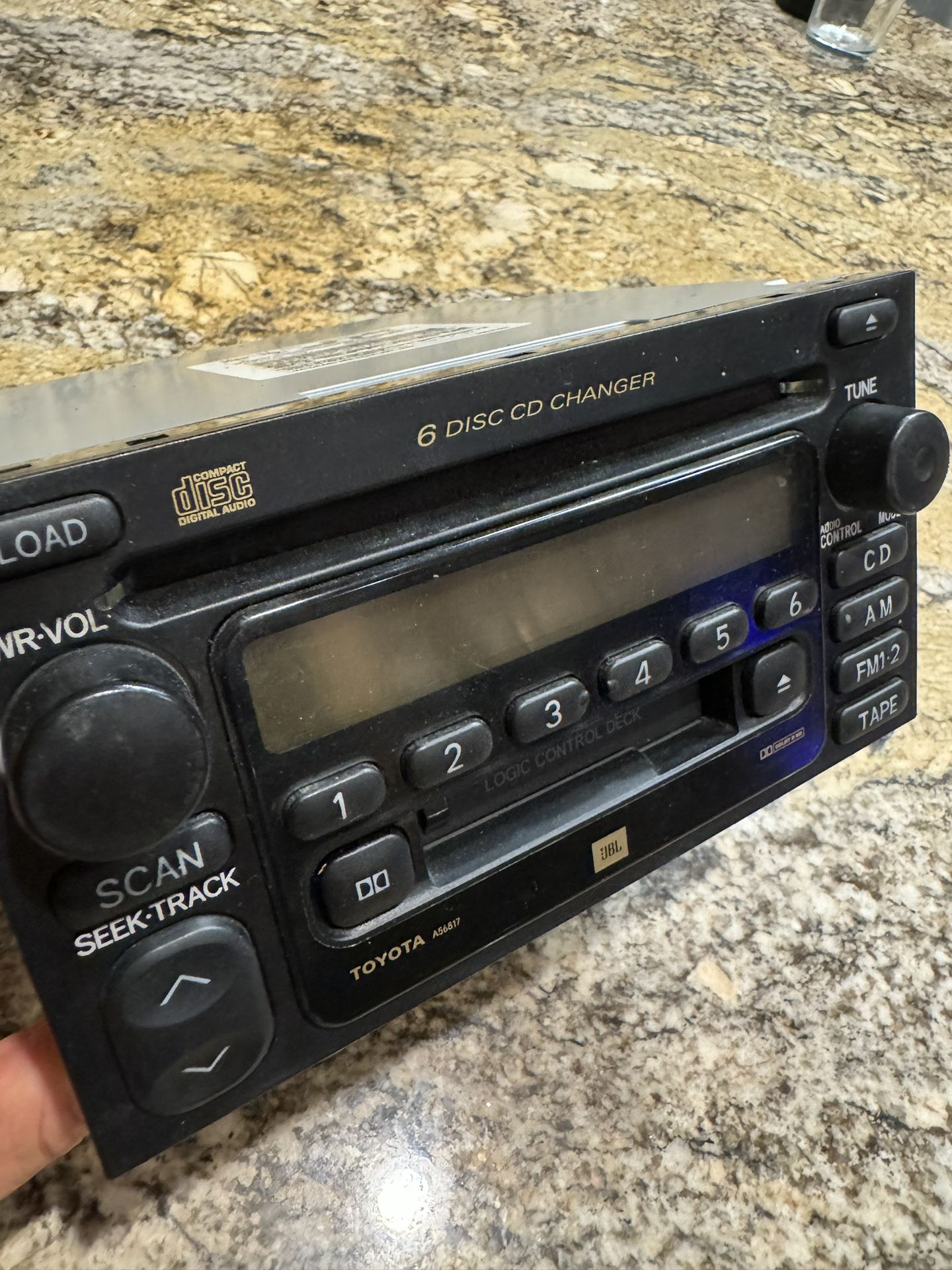 OEM 2003 TOYOTA SIENNA RADIO STEREO 6 DISC JBL MATSUSHITA 86120-08140 WORKS