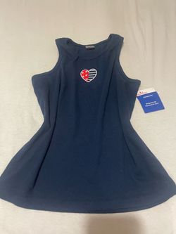 USA girls tank top