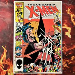 1986 X-Men #211 (25th Anniversary Wolverine Cover)