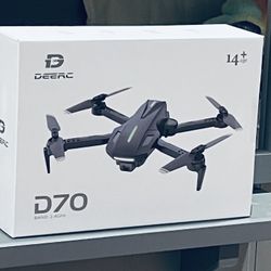 Brand New  DEERC Drone with Camera, D70 Drones with Camera for Adults 1080P HD