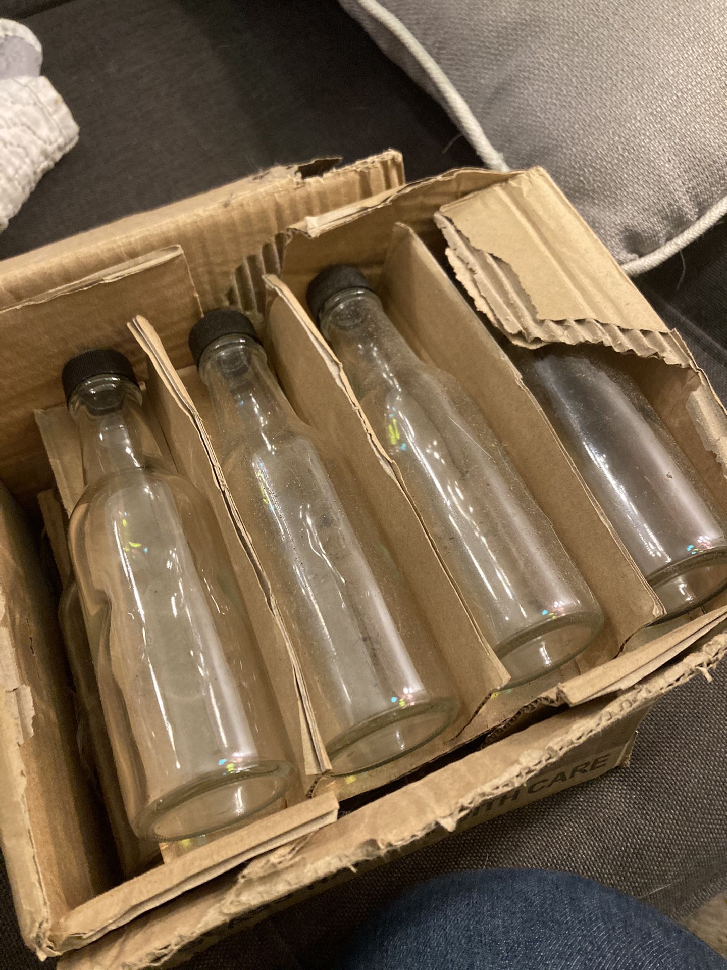 12 Empty 5 Oz Bottles 