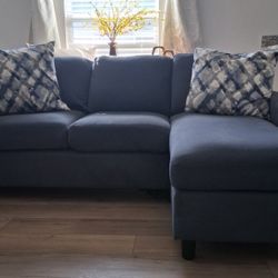 Free Delivery! Blue Interchangeable Sectional 