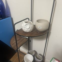 Plant Stand And Pots
