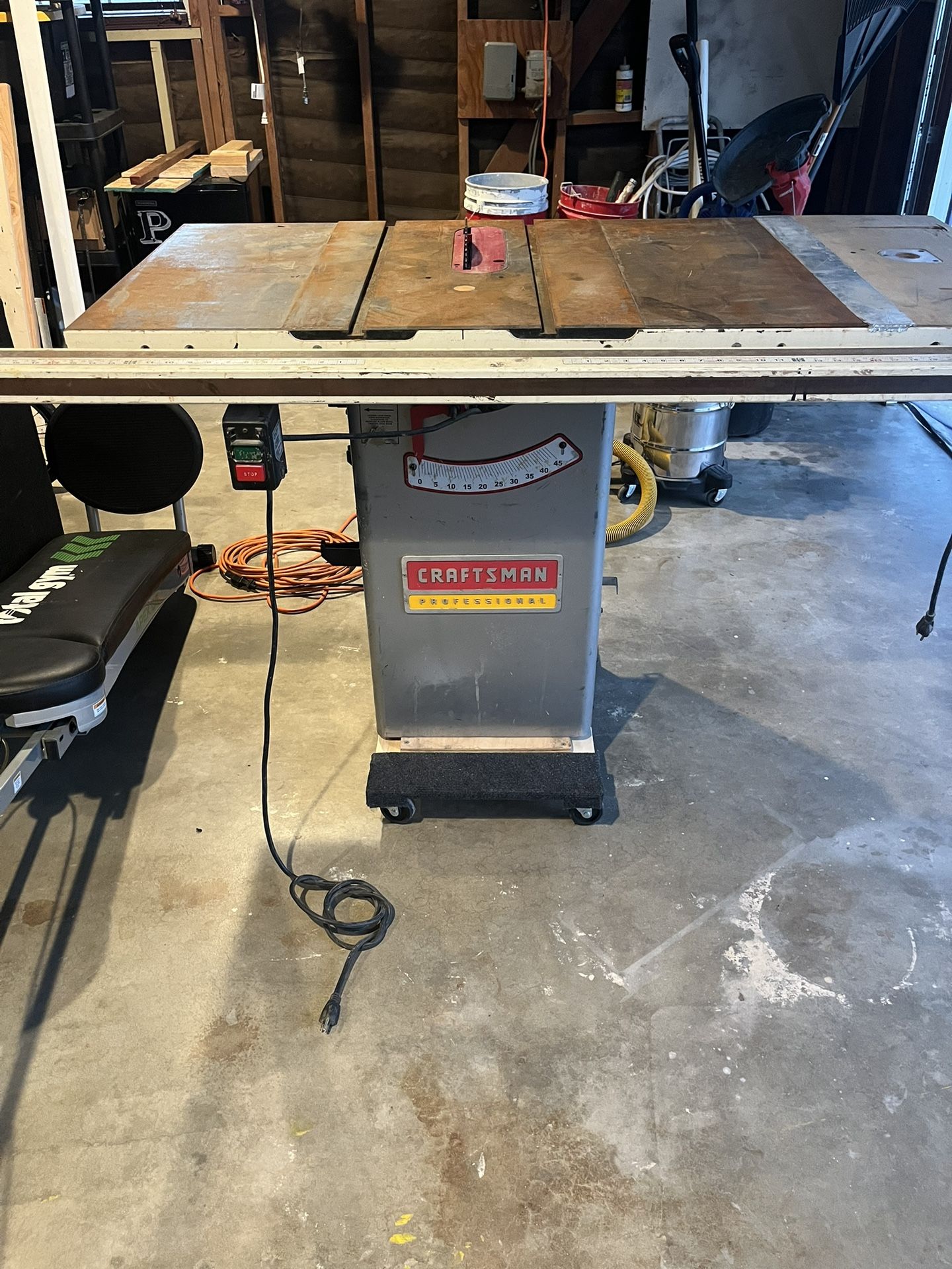 10" Wood Cutting Table Craftsman Heavy.duty .110 Volt