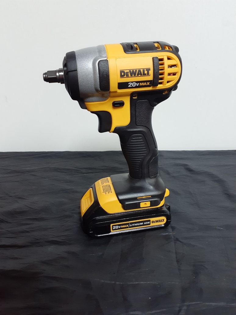 Dewalt 20v 3/8" Cordless Impact Wrench (BATTERY AND TOOL ONLY) firm.