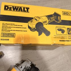 DEWALT 4.5-in 20-volt max Paddle Switch Brushless Cordless Angle Grinder