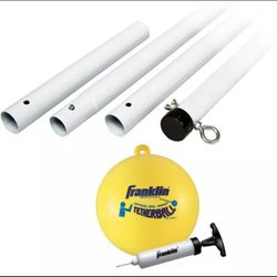 Franklin Sports Tetherball Set – Ball, Rope & Pole – Portable Outdoor Game
