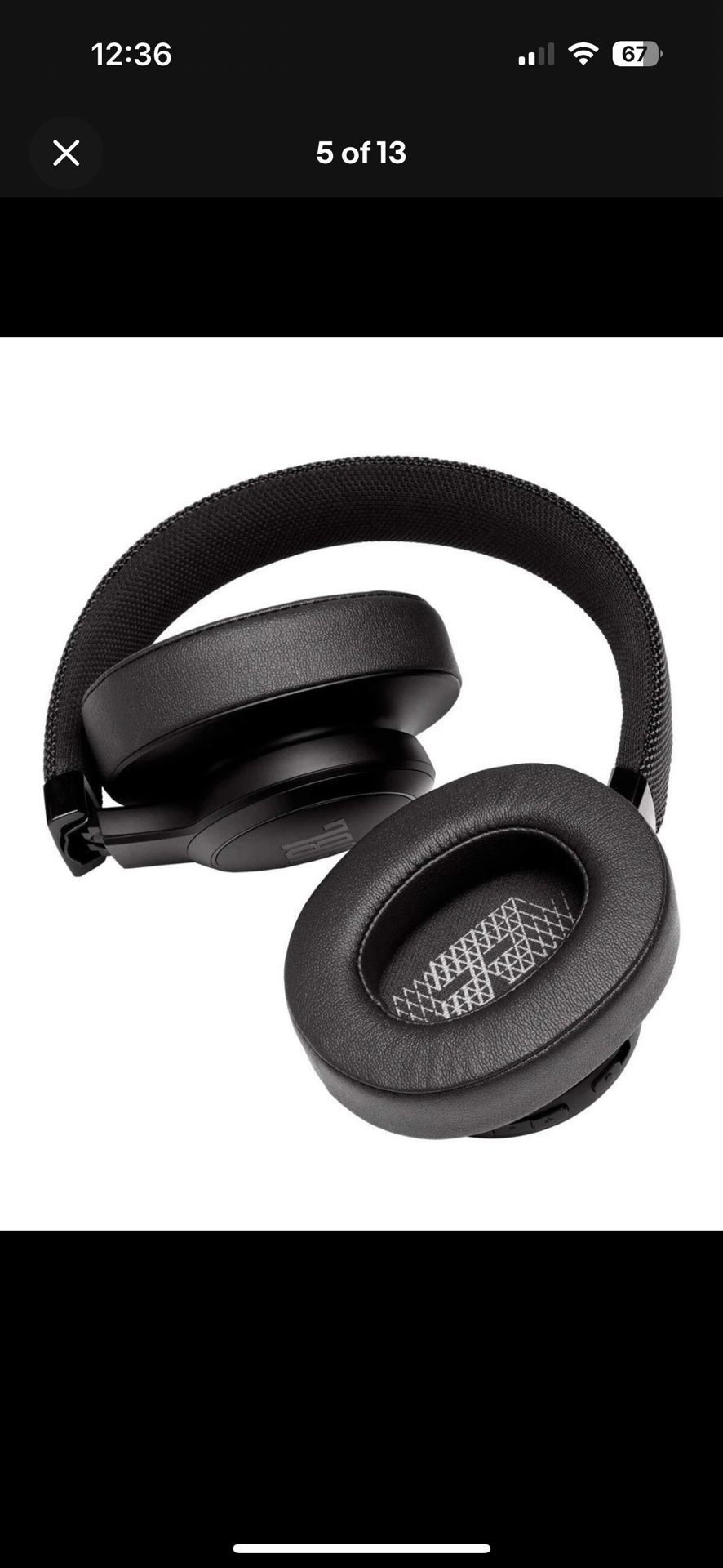 JBL Bluetooth Headphones Black JBLLIVE500BTBLK