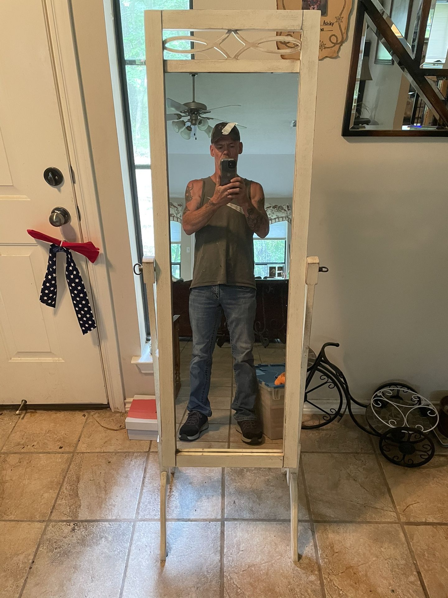 Vintage Distressed Mirror