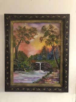 Acrylic handmade painting