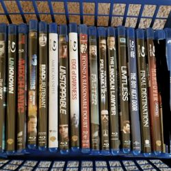 $5 each, Like New Blu-Ray Movies, Bluray Disc, No Scratches