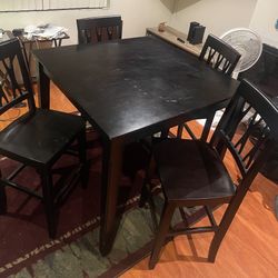 Used  Real Wood Dining Table 