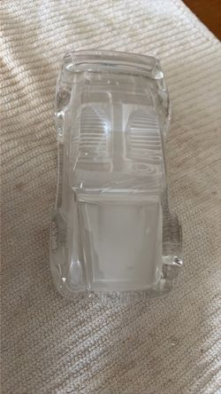 Porsche Heavy glass figure