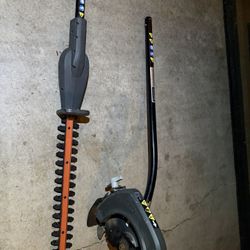 Ryobi Extend It Attachments - Hedge Trimmer And Edger