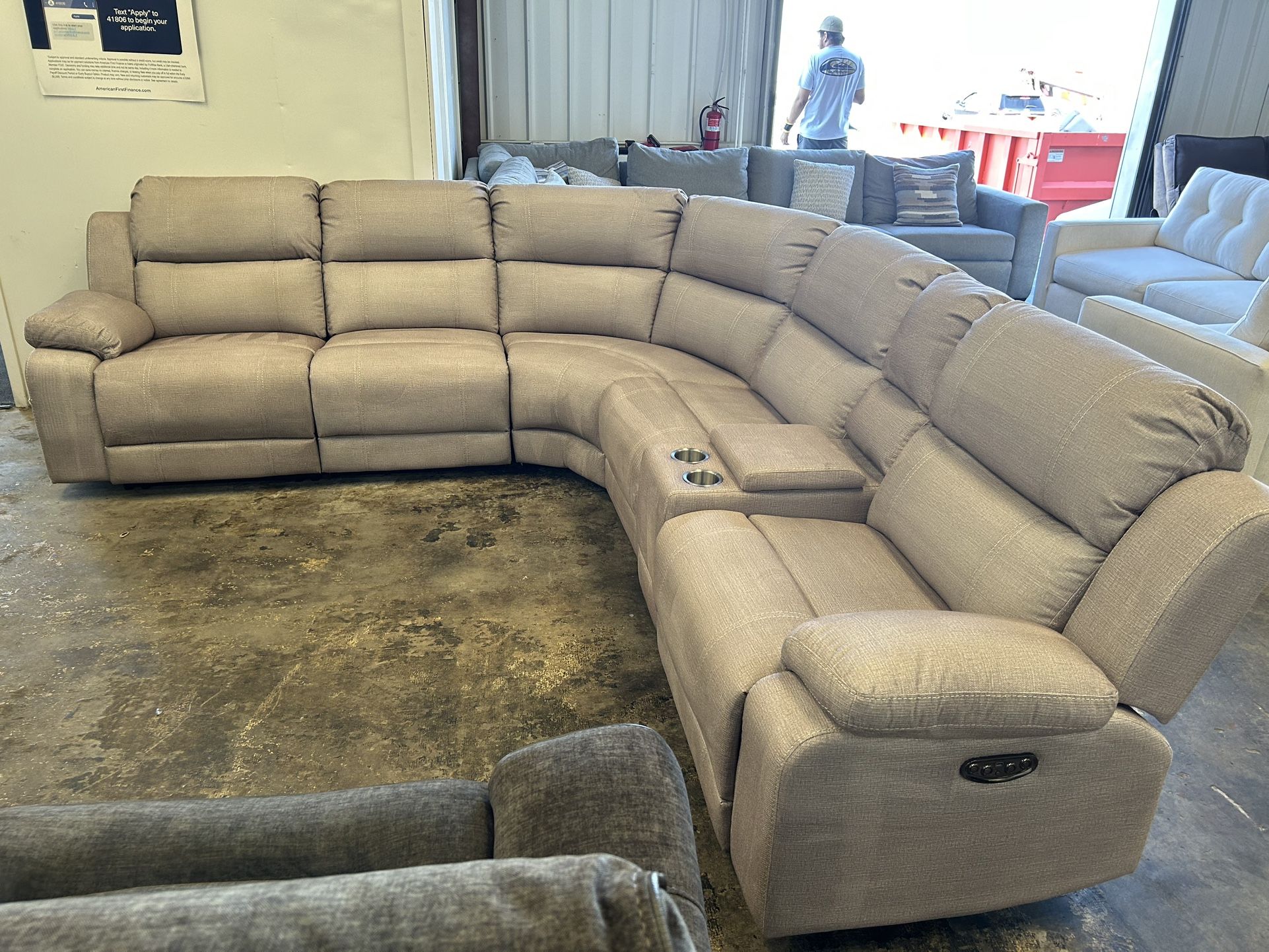 Sectional Recliner Sofa 
