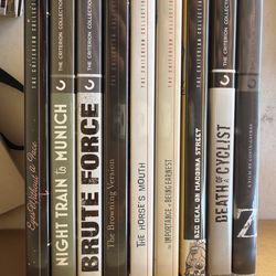 9 Criterion Collection DVDs – Classic Cinema Lot