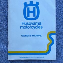 Vintage Motorcycle Owners Manual