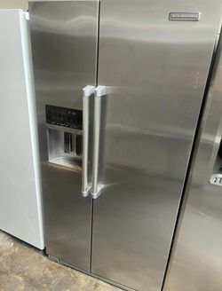 KitchenAid Side by Side Stainless Steel Fridge IceMaker