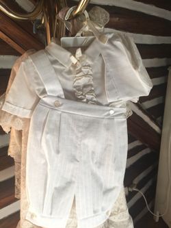 Boys Baptizmal velvet Large jacket