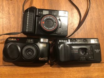 Vintage film camera bundle for parts