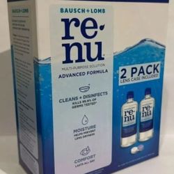 Bausch+Lomb ReNu Multi-Purpose Solution Advanced Formula 12 oz 2-Pack 