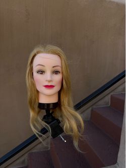 Mannequin heads for cosmetology training