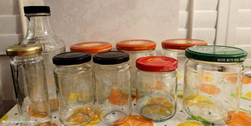 Glass Jars For Crafts Or Storage Reusable