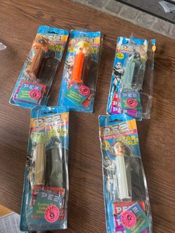 Star Wars PEZ Dispensers Set of 5 Vintage