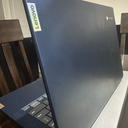 Lenovo - IdeaPad Slim 3 Chromebook Laptop - 14" Full HD Touchscreen Laptop - MediaTek Kompanio 520 - 4GB Memory - 64GB eMMC - Abyss Blue