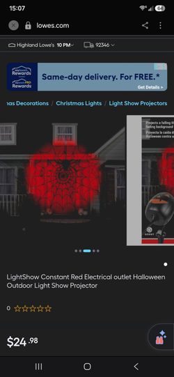 Halloween wall projector