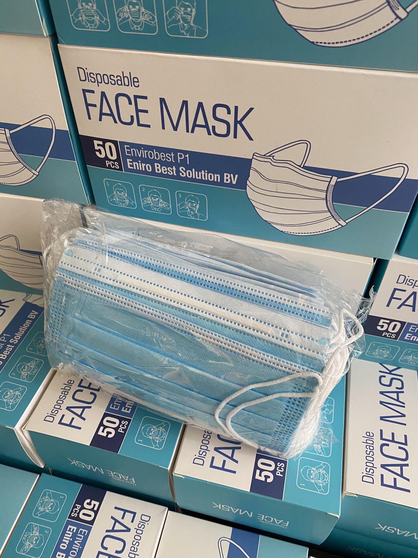 Face mask / Mask 50 pcs each box disposable mask