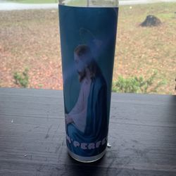 Homemade Jesus Candle White Candle Im’Perfect