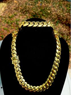 Gold Cuban Set (22mm/24in)