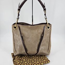 Oryany Python Hobo Bag