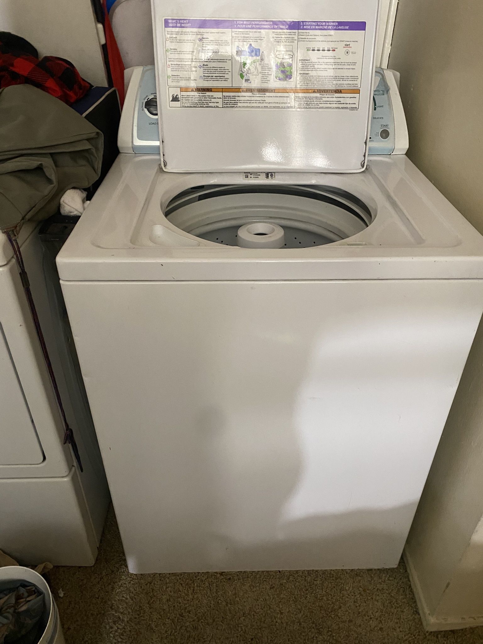 Washer/dryer Whirlpool Gas