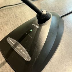 Shure MX418D/C 18 inch Cardioid Gooseneck Microphone with Desktop Base 