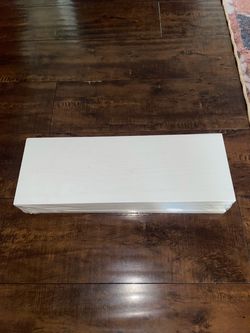 4-Piece Minimalist Wood-Steel Floating Shelves Set