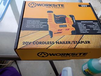 Stapler And Nail Gun Comes With The Battery Use One Time
