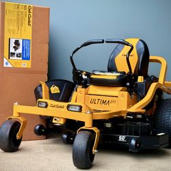Brand new Cub Cadet Ultima ZT1 50 in. Fabricated Deck 23HP V-Twin Kawasaki FR Series Engine Dual Hydro Drive Gas Zero Turn Riding Lawn Mower  comes wi