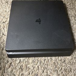 PS4 Slim Bundle – NBA 2K24 + GTA V – Controller & Cables Included